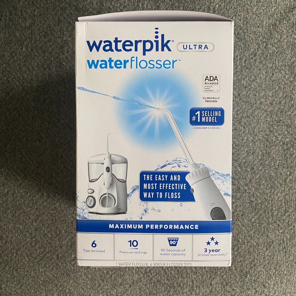 Waterpik Ultra Water Flosser WP-100W with 6 Tips - BRAND NEW - Picture 4 of 14